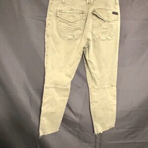 Sanctuary Cropped Ankle Jeans in Light Olive